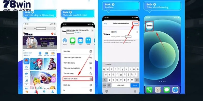 Các bước tải app 78WIN nhanh chóng cho lính mới